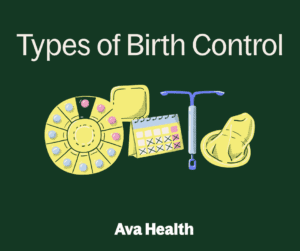 types of birth control ava health