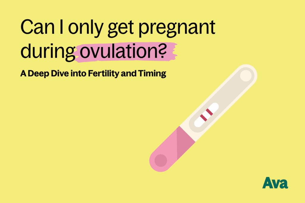 Can i only get pregnant during ovulation title photo
