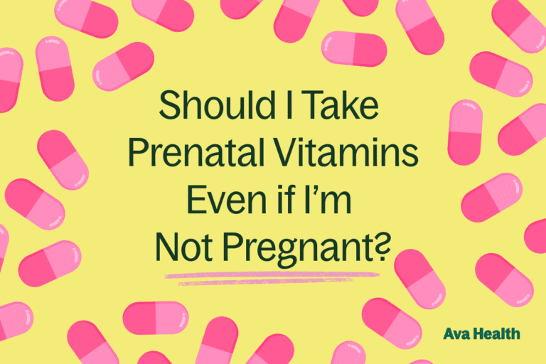 should I take prenatal vitamins if i'm not pregnant