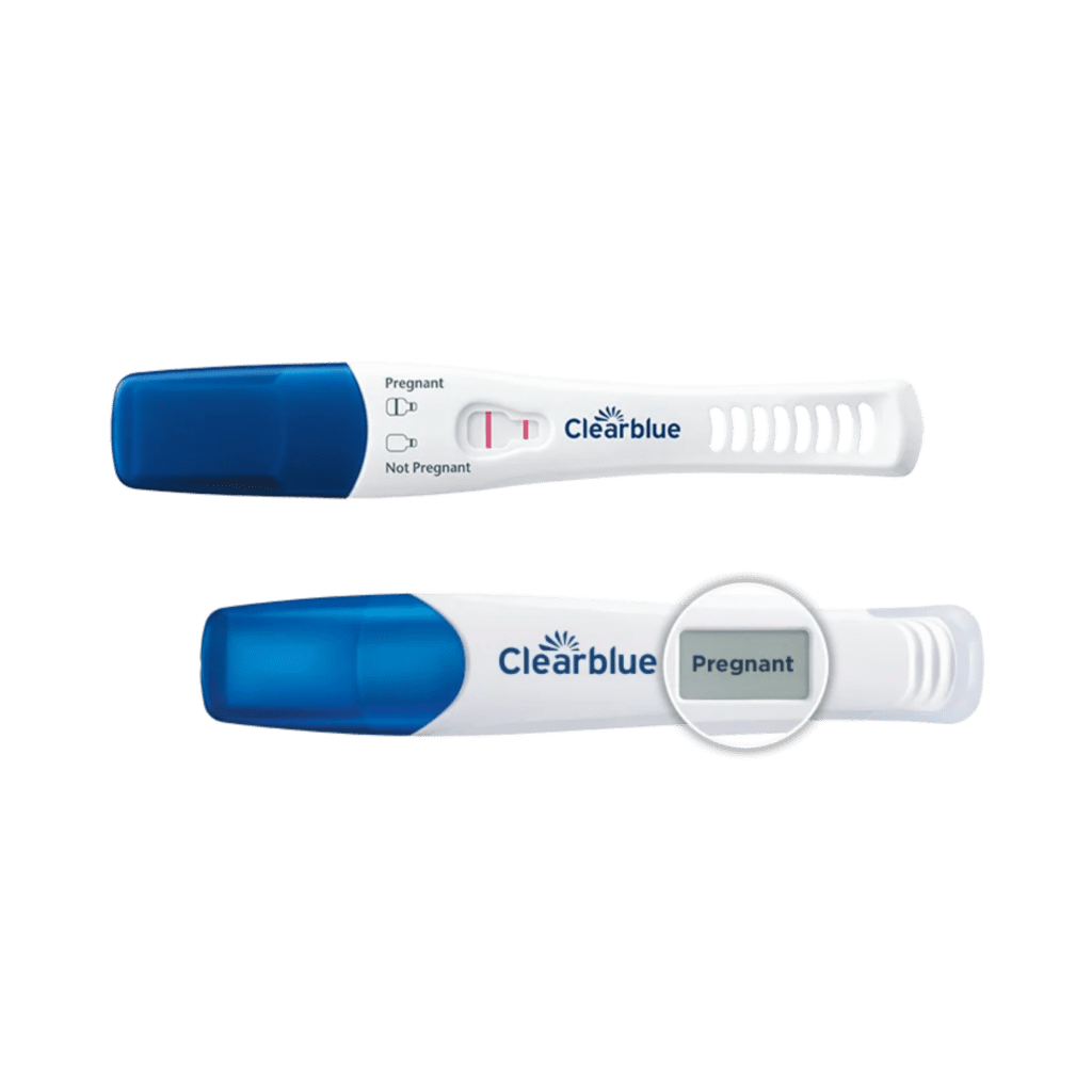 Clearblue pregnancy test